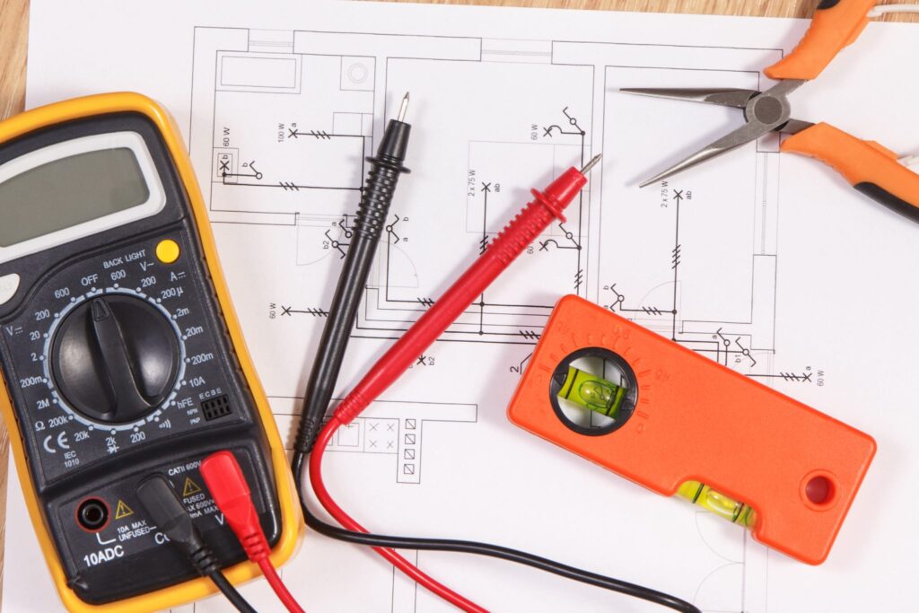 Image of electrical wiring and circuit plans for Instant Electrical's new website, servicing Addington, Beckenham, Bexley, Clifton, Fendalton, Hillmorton, Mount Pleasant, Redcliffs, St Albans and Sydenham in Christchurch New Zealand